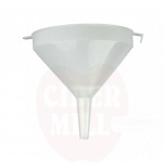 Funnel food plastic 15cm, for 14-18 mm opening, with filter
