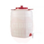 Plastmahuti 50l, plast kraaniga, korduvkasutatav