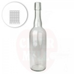 Klaaspudel 750ml flip-top 12tk, läbipaistev
