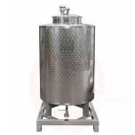 Nerūdijančio plieno talpa 1000 L, 10° kūginė, uždara