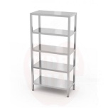 Regal 900x450x1800(mm), Edelstahl, klappbar