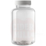 Plastpudel 225ml, ümar valge, 2760tk/alus