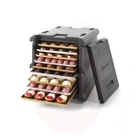 Lämpölaatikko 9×600×400mm, HENDI, Profi Line, 128L, 540x700x(K)640mm