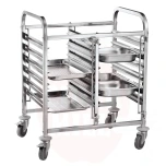 Double mobile trolley - 12 x GN 1/1, HENDI, 810x610x(H)960mm