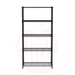 Storage rack with 5 shelves, HENDI, Black, 910x455x(H)1830mm