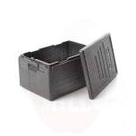 Professional, isoliert, professionell, grade carrier CAM GOBOX Economy 46 L, Black, 600x400x, Cambro, GN 1/1, GN 1/2, (H)316mm