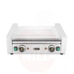 Desiņu sildīšanas grils - 2 zonas, 566x640x, HENDI, 230V/1230W, (H)192mm