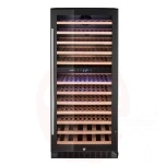 Jahuti, Veini, 2-tsooniline, 124 pudelile, Must, Arktic, 265L, 569x595x(H)1397mm