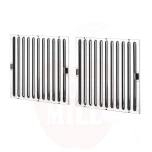 Wall-mounted extractor hood HENDI bolted without lighting 1005x1000x(H)450mm