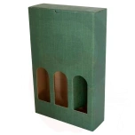 Laatikko (10kpl) Petit vihreä 3 pullolle viiniä 320h