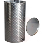 Tank 35L wine with oil floating lid stainless steel