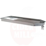 Draining board 1200x500 stainless steel