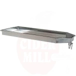 Draining board 1600x800 stainless steel