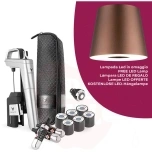 Serviersystem Coravin Timeless Six+ für stille Weine (Silver) mit LED-Lampe