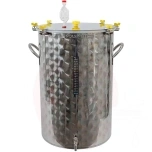 Kääritusmahuti 380L sangadega roostevaba teras