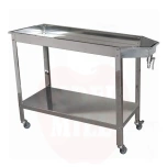 Abtropftisch 1200x500 mit Regal Edelstahl