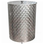 700 L stainless steel tank