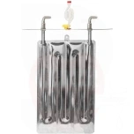 Dzesēšanas komplekts 500L plakana dibena tvertnei nerūsējošais tērauds