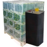 Skārda kanna 5L olīveļļai ar sarkanu ventilācijas vāciņu (288gab.)