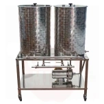 CIP washing system 50 2 tanks