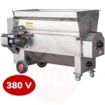 Traubenmühle mit Entrapper Fibreno 50 Inox mit Drehstrompumpe Edelstahl