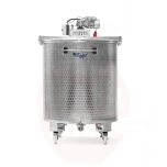 Säiliö 1000L sekoittimella, ruostumaton AISI316, kartiopohja