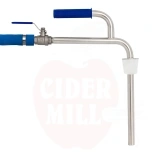 Barrel steam gun with steam adapter BFD20-04 with ball valve, 4m steam hose 19x6mm, NW25