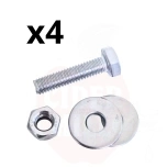 Pump mounting hardware set for trolley (6 mm)
