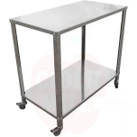 Töötasapind ratastel roostevaba teras Enolmaster