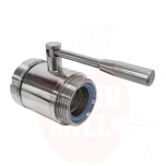 Kuulkraan DIN 50 välis-/sisekeere AISI 304 roostevaba teras