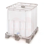 Mahuti IBC 1000l plast, plastikalusel, uus