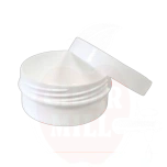 Plastpurk 40 ml kaanega, valge (XVI keere)