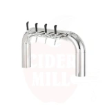 Väljastustorn 4 kraaniga LINDR COLD BRIDGE U4 roostevaba teras