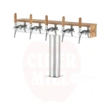 Hanatorni 5 hanalla LINDR GRAND ruostumaton teräs tammipuu