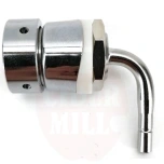 Trumpas kotas 6,5mm (1/4") NukaTap duotight suderinamas nerūdijantis plienas