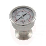 Manomeeter 0-2bar membraaniga 1,5" Tri-Clamp glütseriiniga roostevaba teras