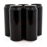 Alaus skardinė 440ml juoda (162vnt.) dangtelis nepridedamas