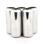 Skardinė 500ml sidabrinė alui (162vnt.) dangtelis nepridedamas