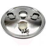 Lock 100L BrewZilla Pro med siktglas för destillation 4" TC med 3" PPSU siktglas