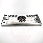 Tilgaalus 460x180mm klaasi loputiga roostevaba teras