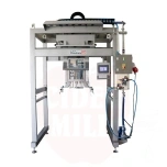 Filler MF 200 Maurer for 200L bags in drums stainless steel