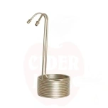 Jahutustoru-soojusvaheti D20/9,5mm, roostevaba