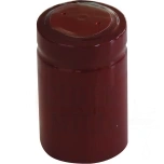 Heat shrink capsule Ø33x53mm burgundy, 100pcs