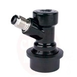 Kiirliide vedeliku väljundile, must ball-lock, 5/16" keere