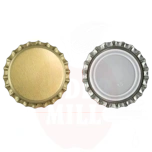 Kruunukorkki 26mm 100kpl, kulta 8bar