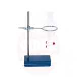 Glas-Scheidetrichter für den Dampf-Ölextraktor mit Edelstahlhalterung