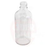 Glasflasche Apteek 100 ml transparent für 18 mm Verschluss