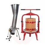 Renting equipment: Frame press + crusher