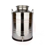 Stainless steel barrel 50l, TIG welded