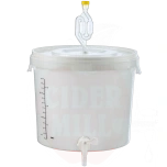 Kääritusnõu 16l kraani, õhuluku ja mõõteribaga EC16000